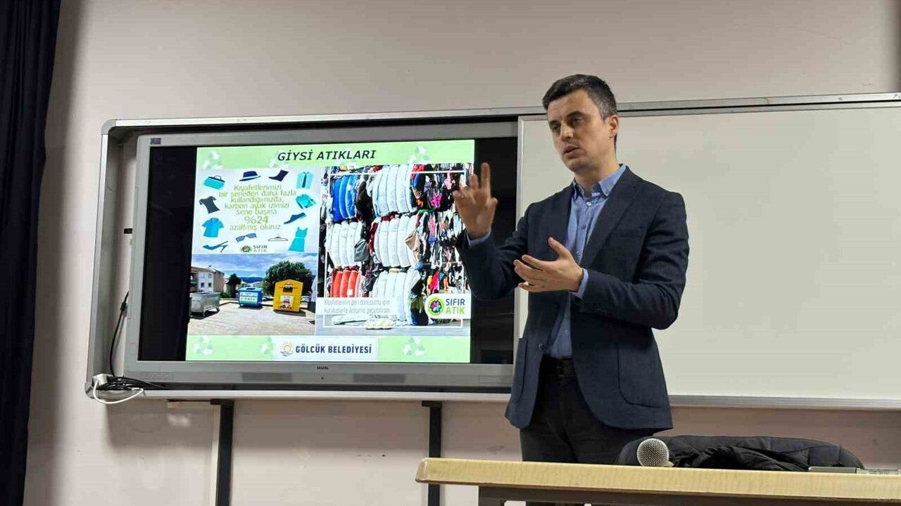 Gölcük’te Lise Öğrencilerine Sıfır Atık Eğitimi Verildi