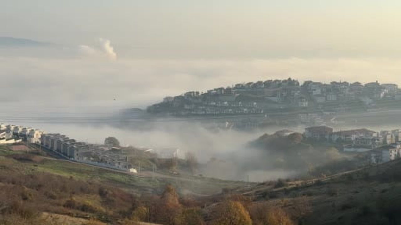 Gün Doğumunda Sakarya'da Sis Manzarası