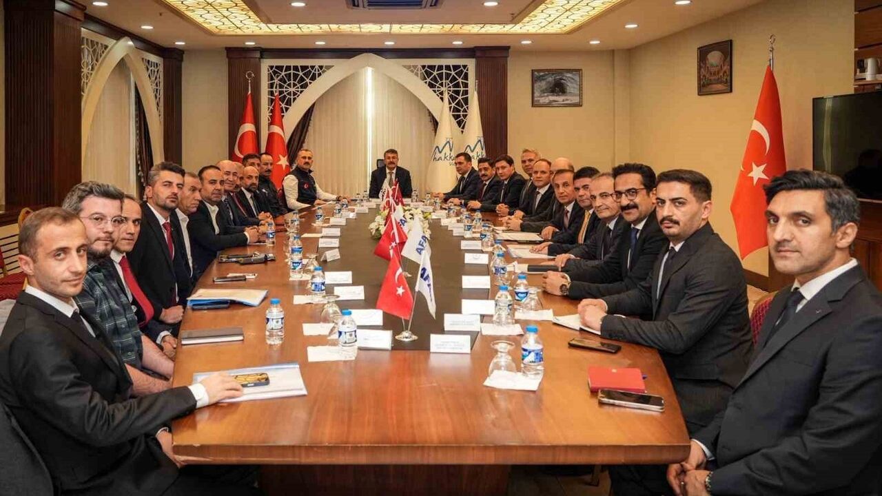 Hakkari'de Afet Risk Azaltma Toplantısı Gerçekleştirildi