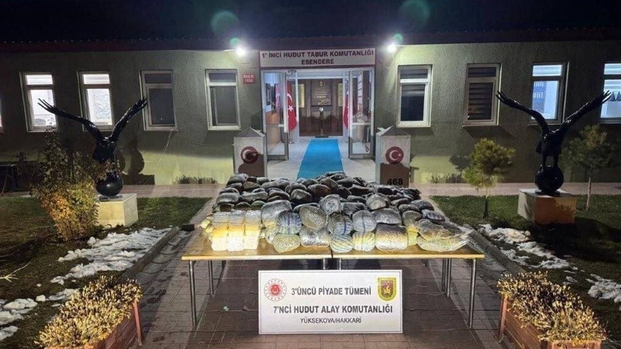 Hakkari'de Uyuşturucu Operasyonu: 259 Kilogram Ele Geçirildi