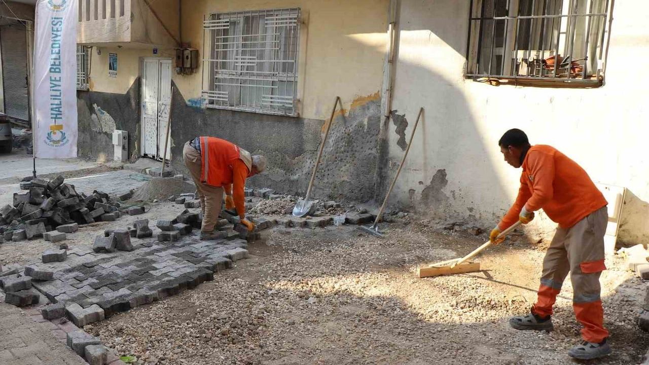 Haliliye'de Üst Yapı Çalışmaları Devam Ediyor