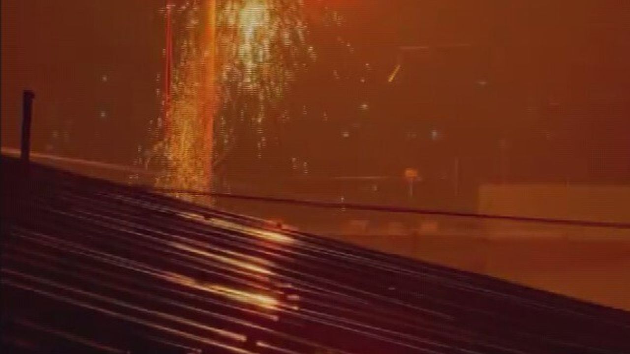 Hatay'da Elektrik Kablolarında Patlama