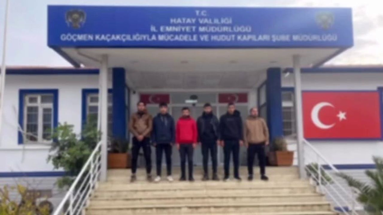 Hatay'da Göçmen Kaçakçılığı Operasyonu: 6 Yakalandı
