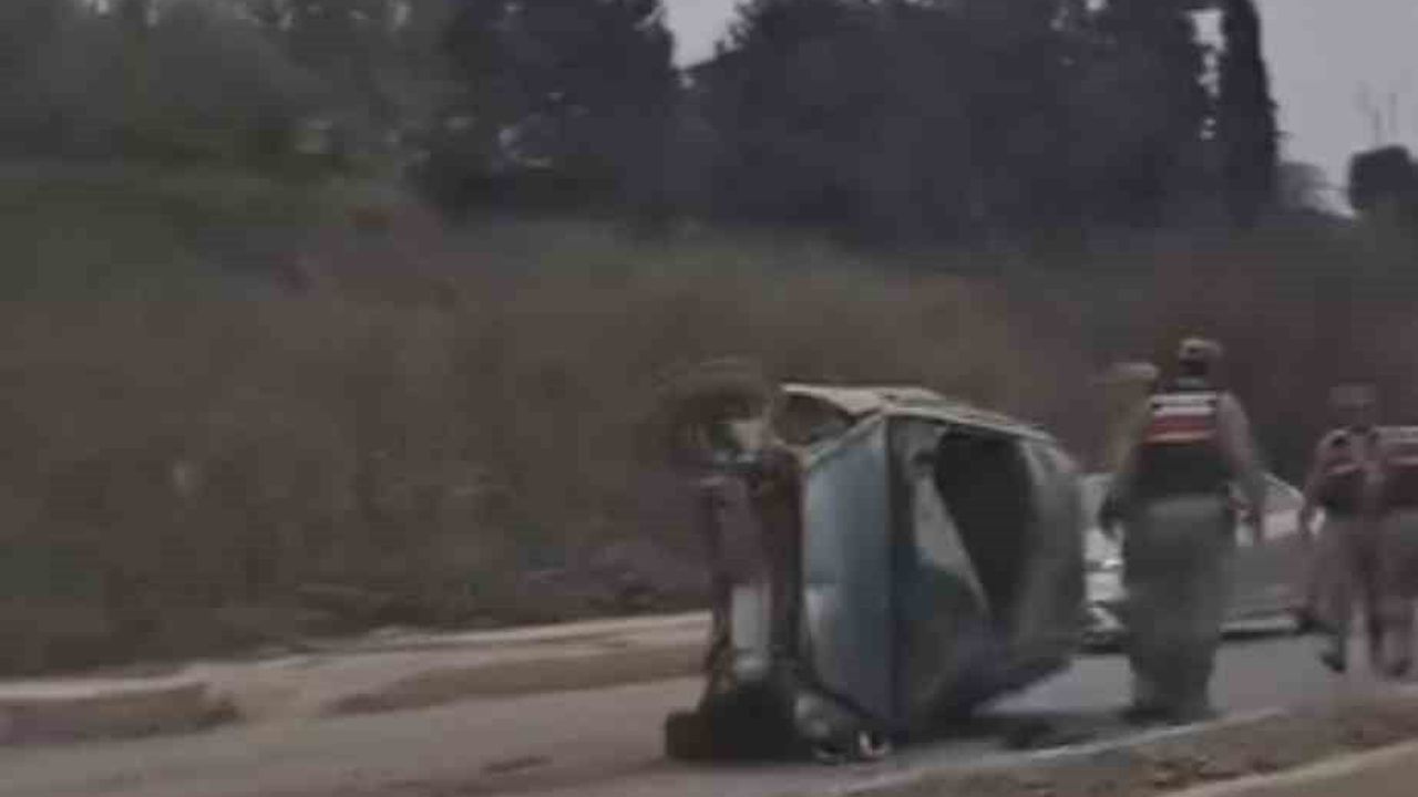 Hatay'da Otomobil Takla Attı, 5 Yaralı