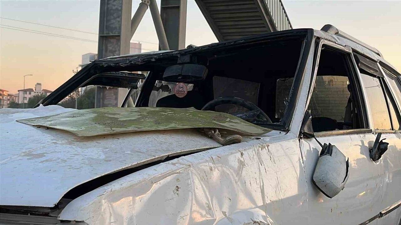 Hatay’da Tofaş Takla Attı: Sürücü Yaralandı