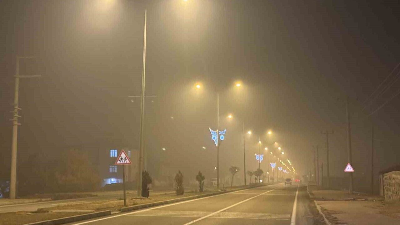 Iğdır'da Yoğun Sis Hayatı Olumsuz Etkiledi