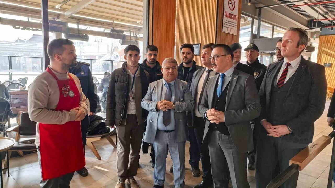 İnegöl’de Kafe Sigara Denetimi