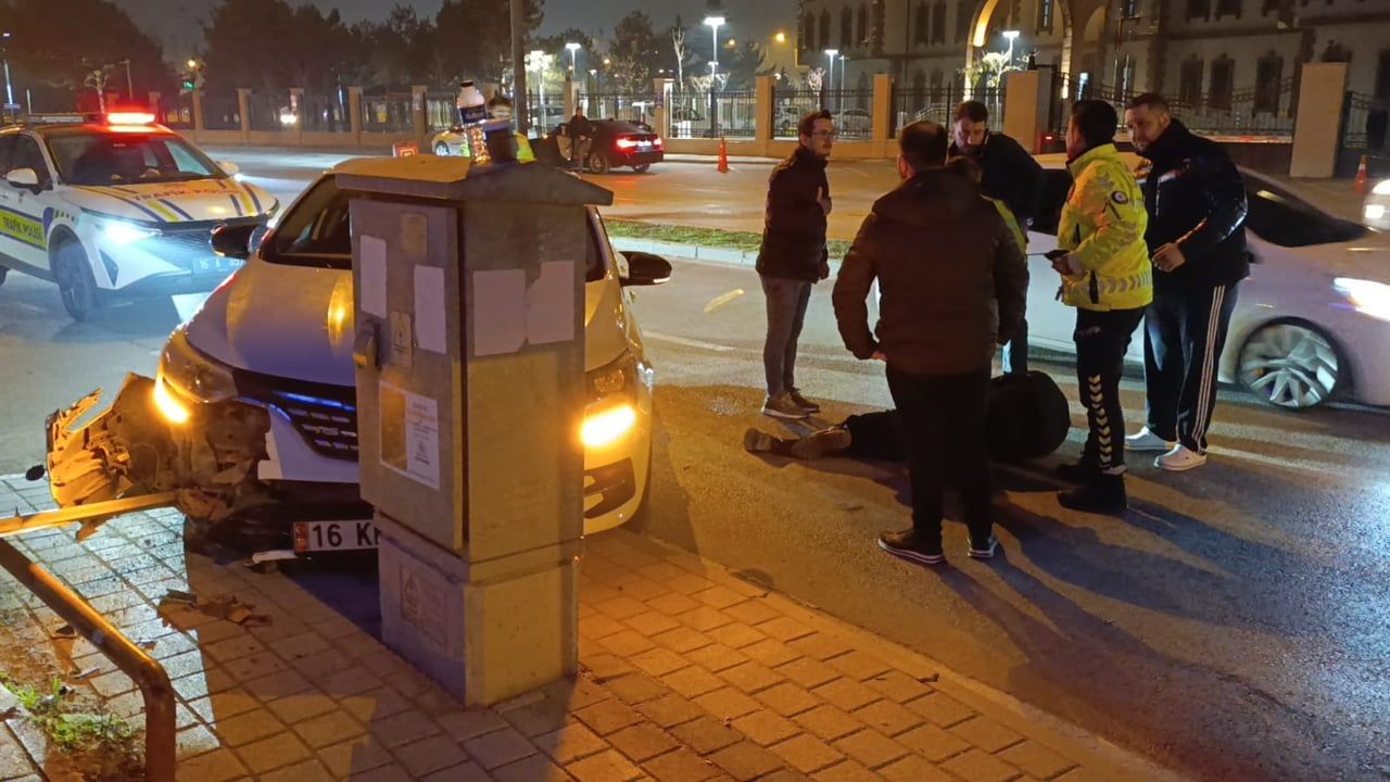 İnegöl'de Trafik Kazası: 1 Kişi Yaralandı