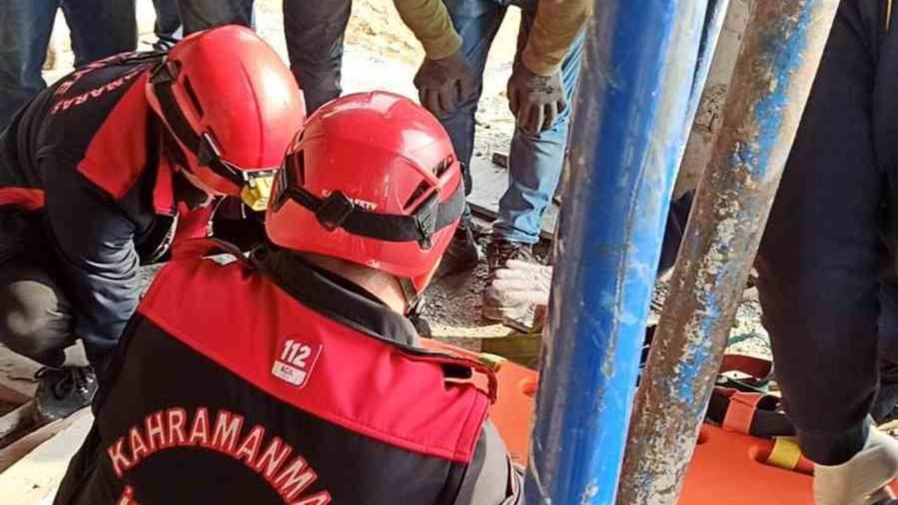 Inşaatta Düşme Kazası: Bir İşçi Yaralandı