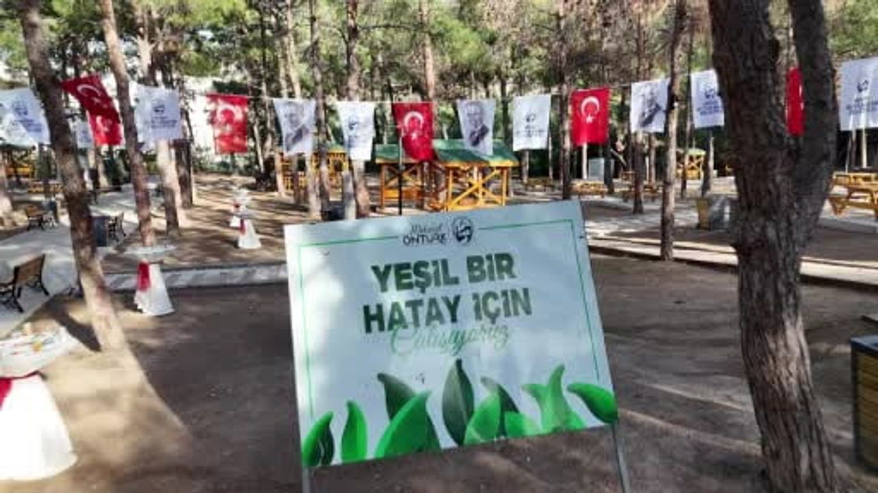 İskenderun'a Nefes Olacak Yeni Orman Parkı Açıldı