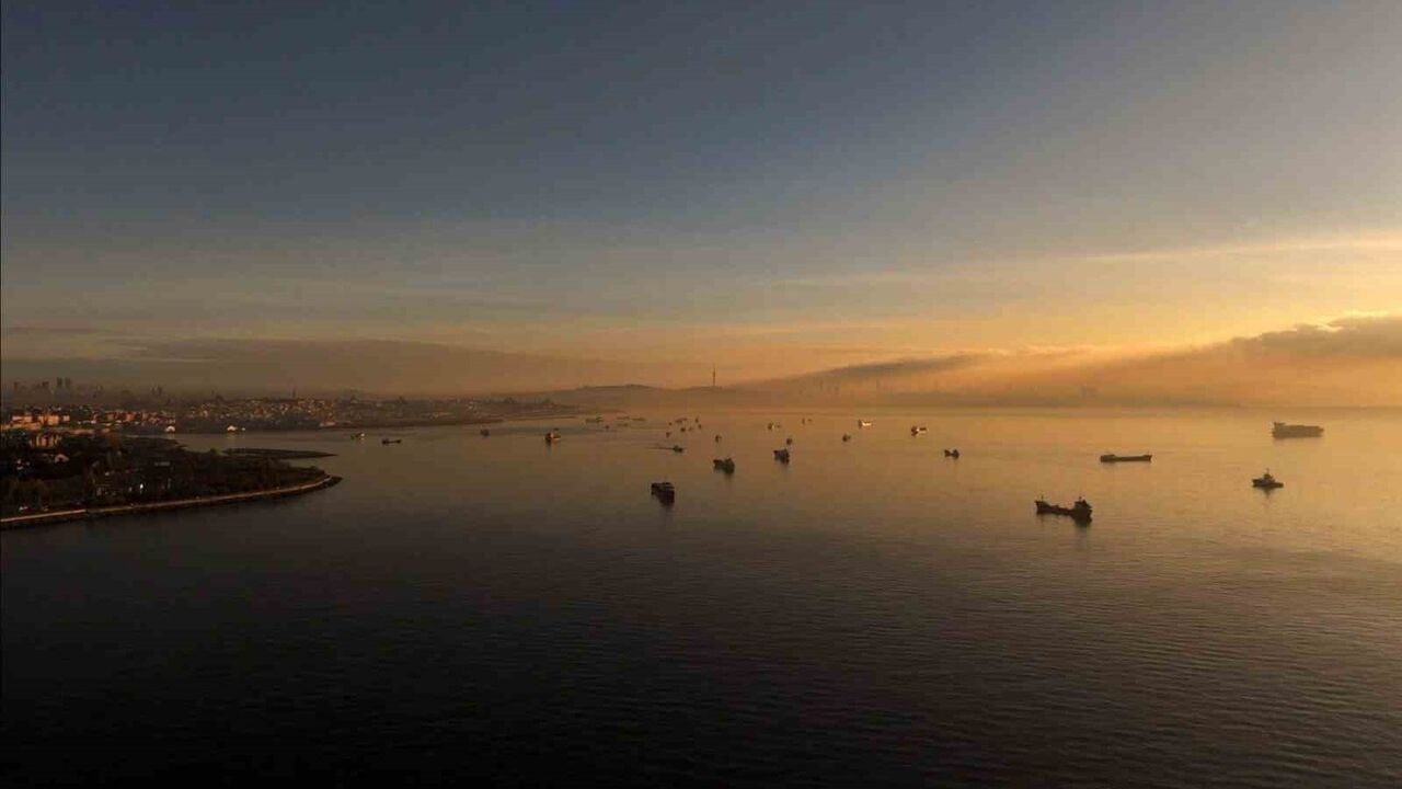 İstanbul'da Hava Kirliliği ve Pus Dron ile Görüntülendi