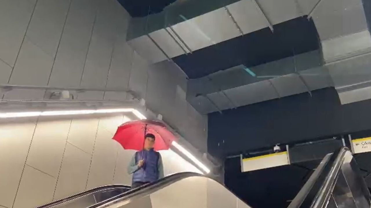 İstanbul'da Metroda Su Baskını