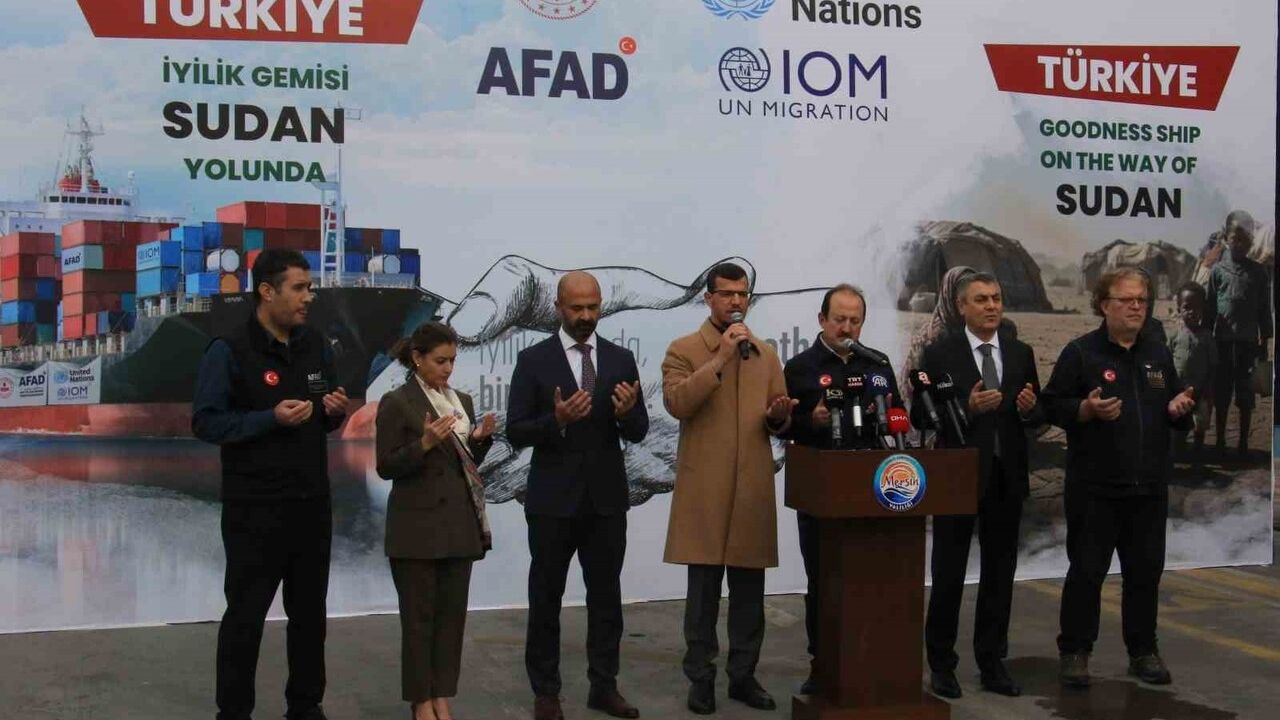 İyilik Gemisi Sudan'a Uğurlandı