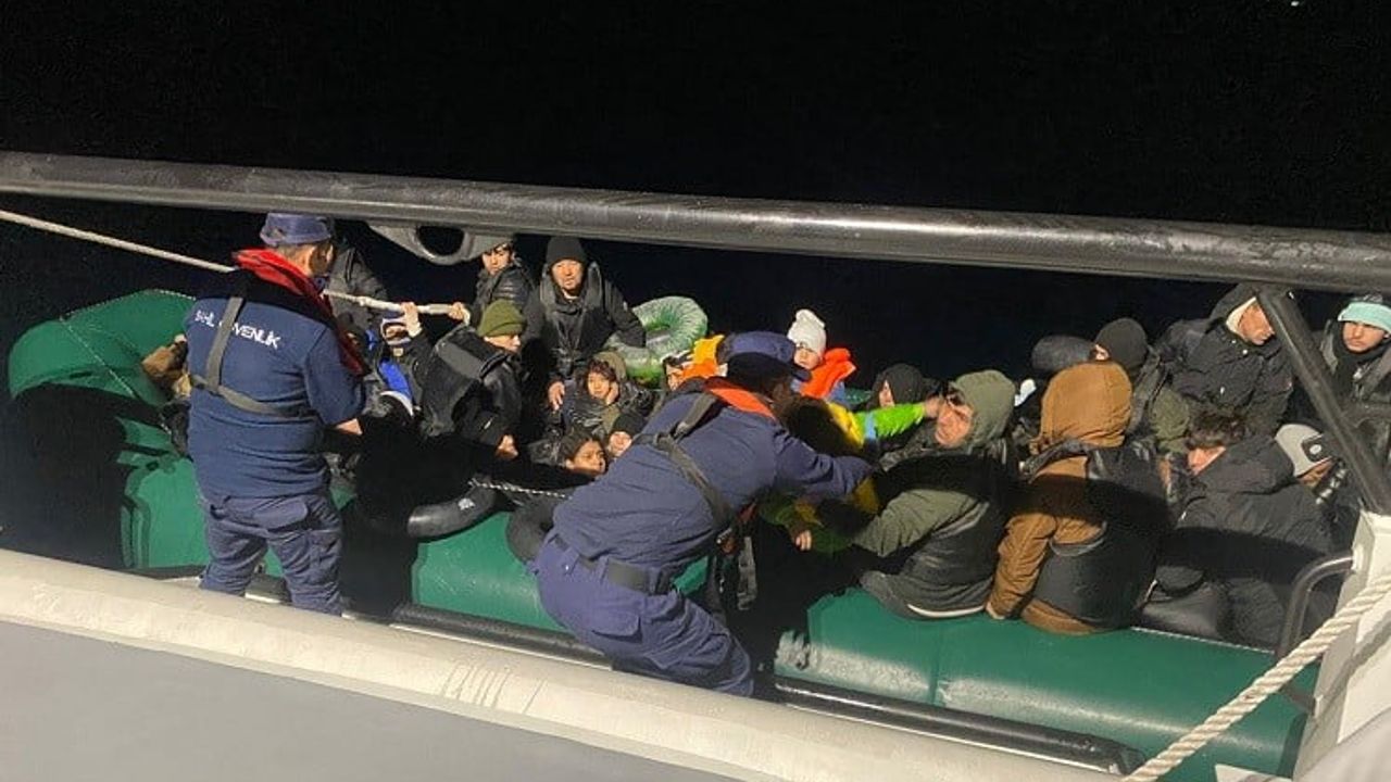 İzmir Açıklarındaki Düzensiz Göçmen Operasyonu