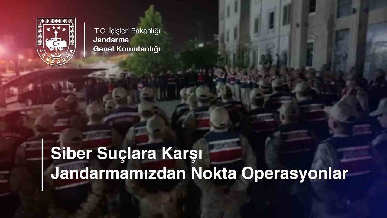 Jandarma'dan Siber Dolandırıcılık Operasyonu: 54 Tutuklama