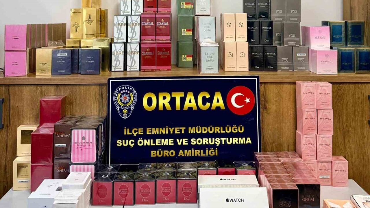 Kaçak Parfüm Operasyonu: Ortaca'da Ele Geçirilen Malzemeler