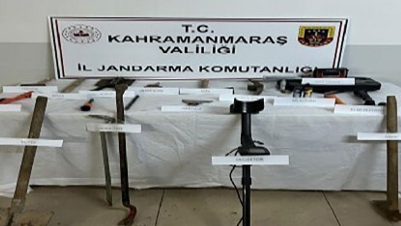Kahramanmaraş'ta Kaçak Kazı Operasyonu: 11 Gözaltı