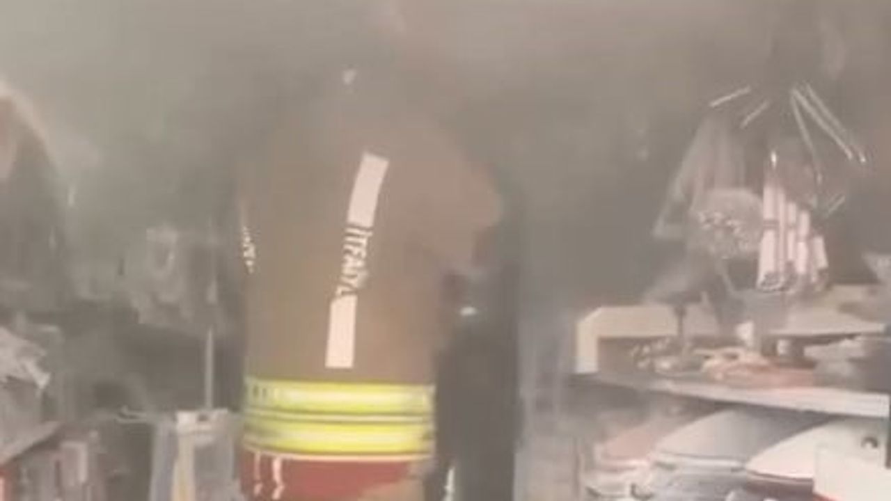 Kahramanmaraş'ta Motosiklet Tamirhanesinde Yangın Önlendi