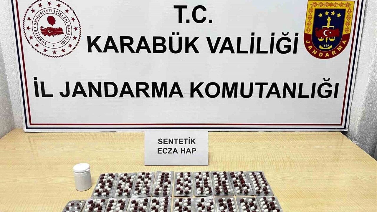 Karabük'te 265 Adet Sentetik İlaç Ele Geçirildi