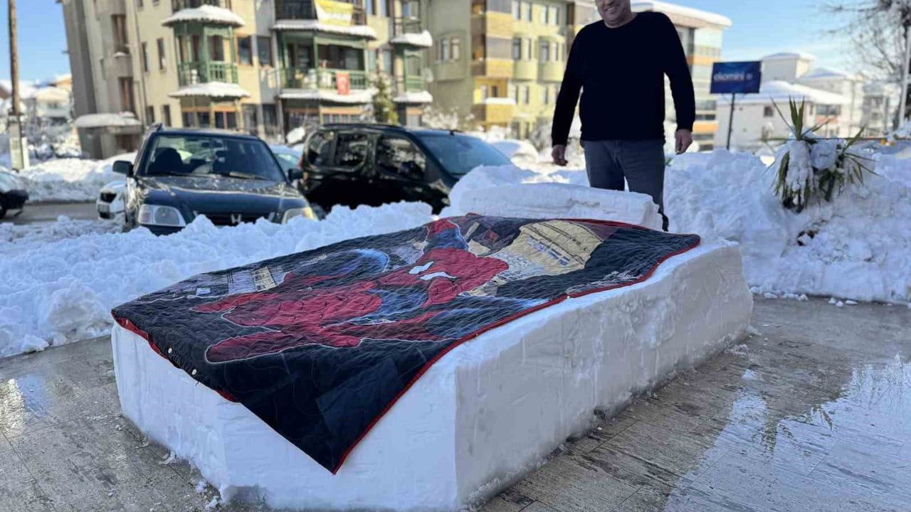 Karabük'te Esnafın Yaratıcı Kardan Yatak Projesi