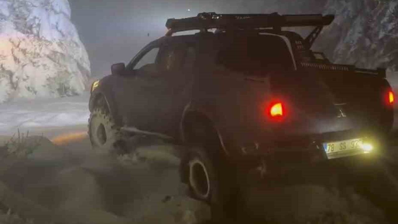 Karabük’te Kar Kalınlığı 40 Santimetreye Ulaştı