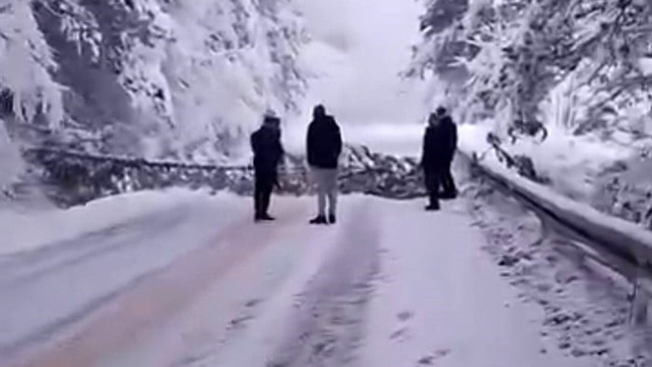 Karabük'te Kar Yağışı Kazalara Yol Açtı