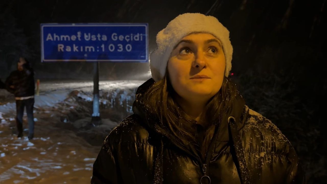 Karabük'te Kar Yağışı Keyfi