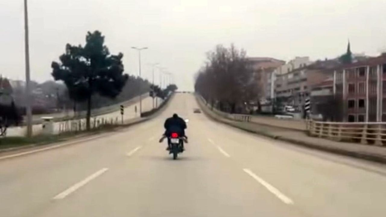 Karabük'te Tehlikeli Trafik Anları