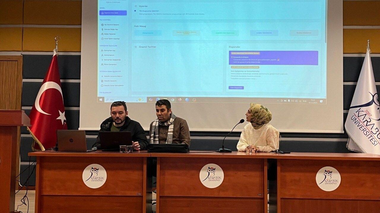 Karabük Üniversitesi'nde LEOS Sistemi Uluslararası Öğrencilere Tanıtıldı