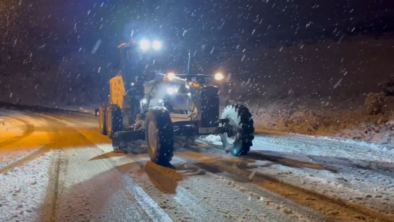 Karabük ve Safranbolu'da Karla Mücadele Devam Ediyor