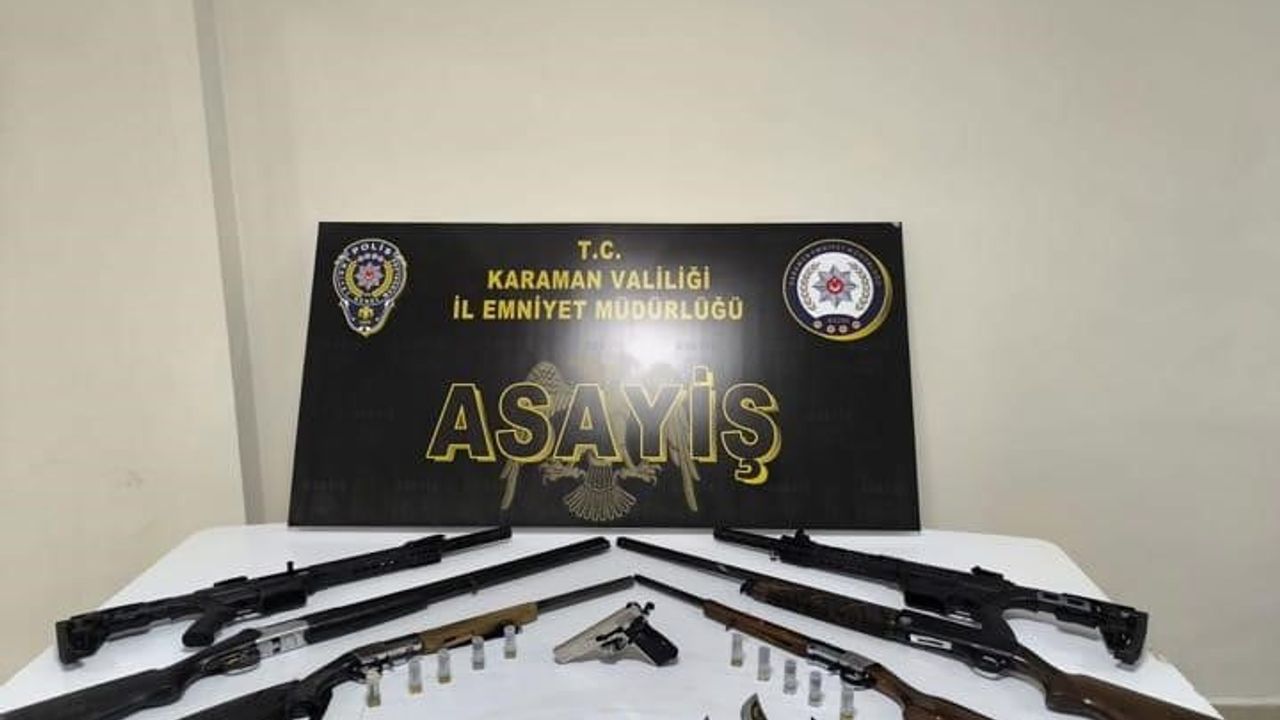 Karaman'da Narkotik Operasyonu: 2 Bin 721 Sentetik Hap Ele Geçirildi