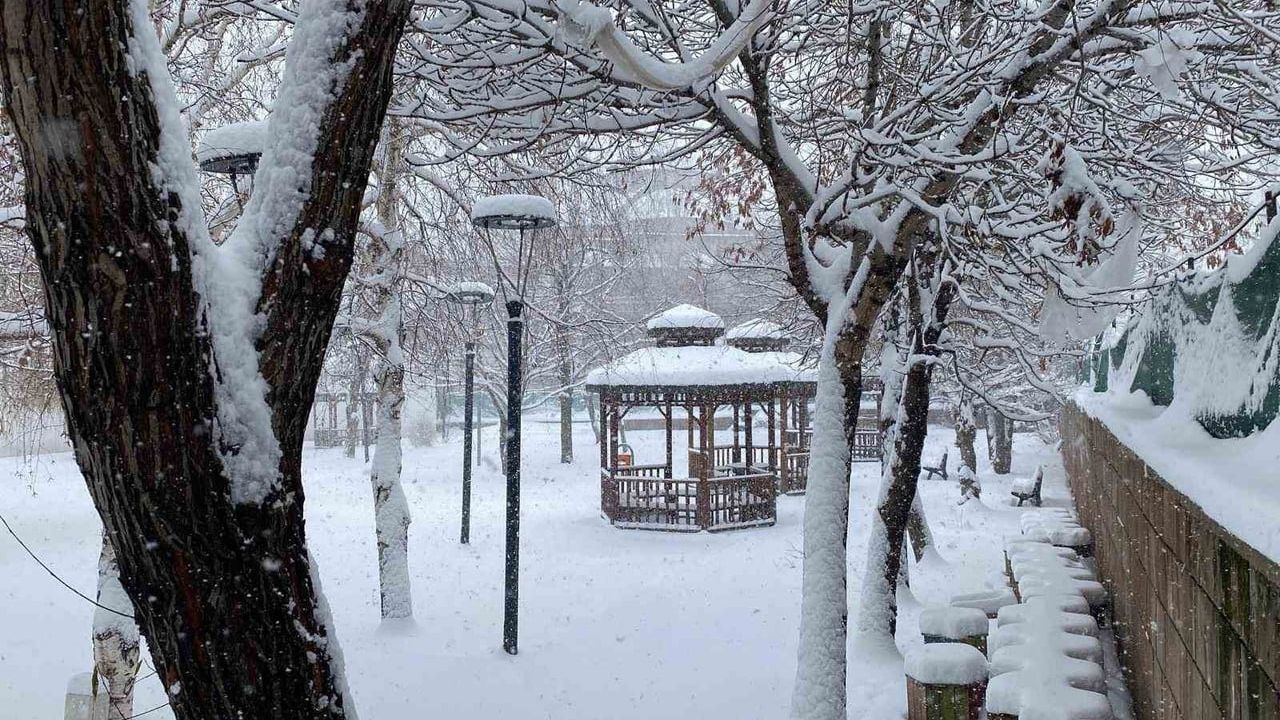 Karlıova'da Kar Yağışı Etkili Oldu