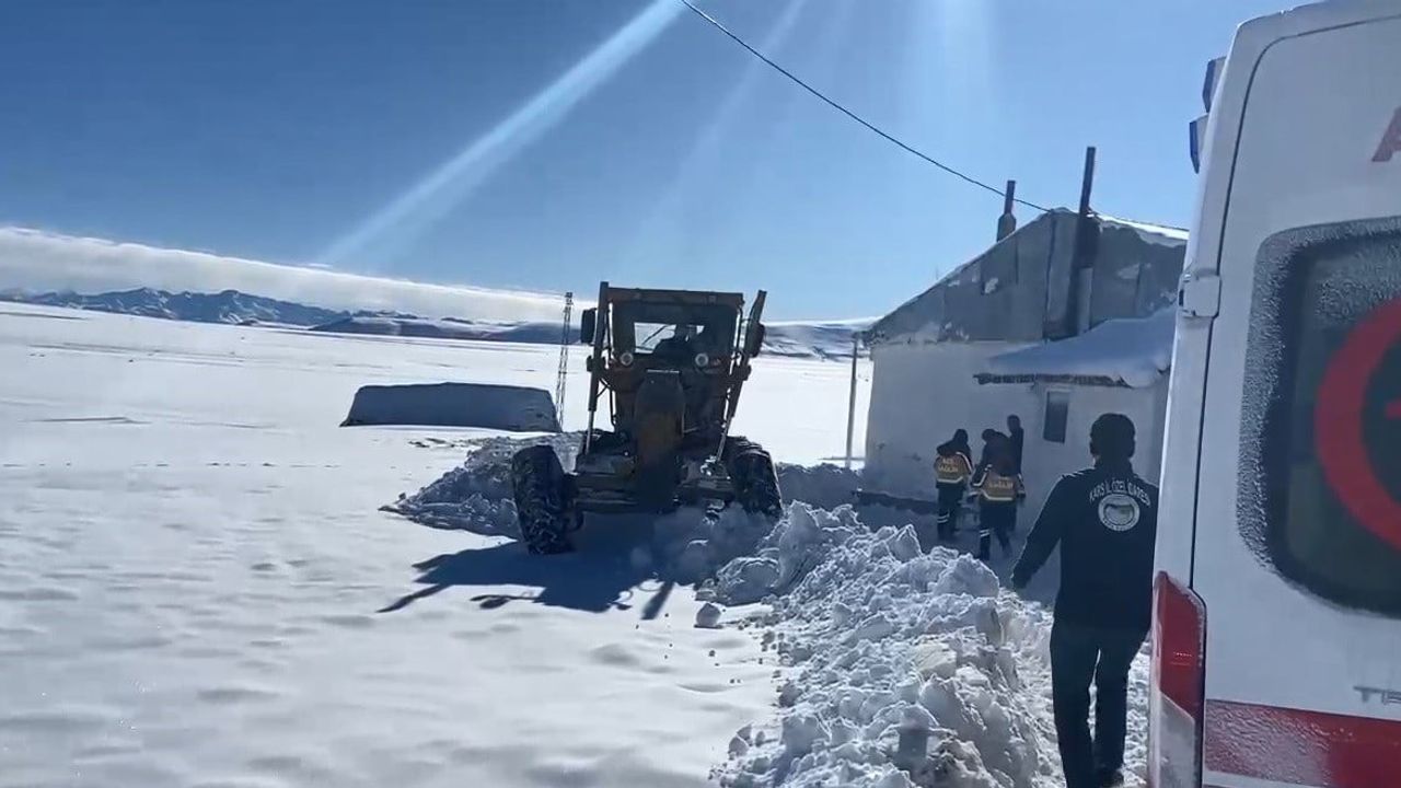 Kars'ta Karla Mücadele: Mahsur Kalan Hastalara Acil Destek