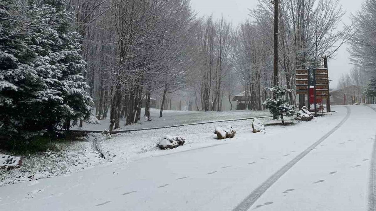 Kartepe'de Kar Yağışı Başladı