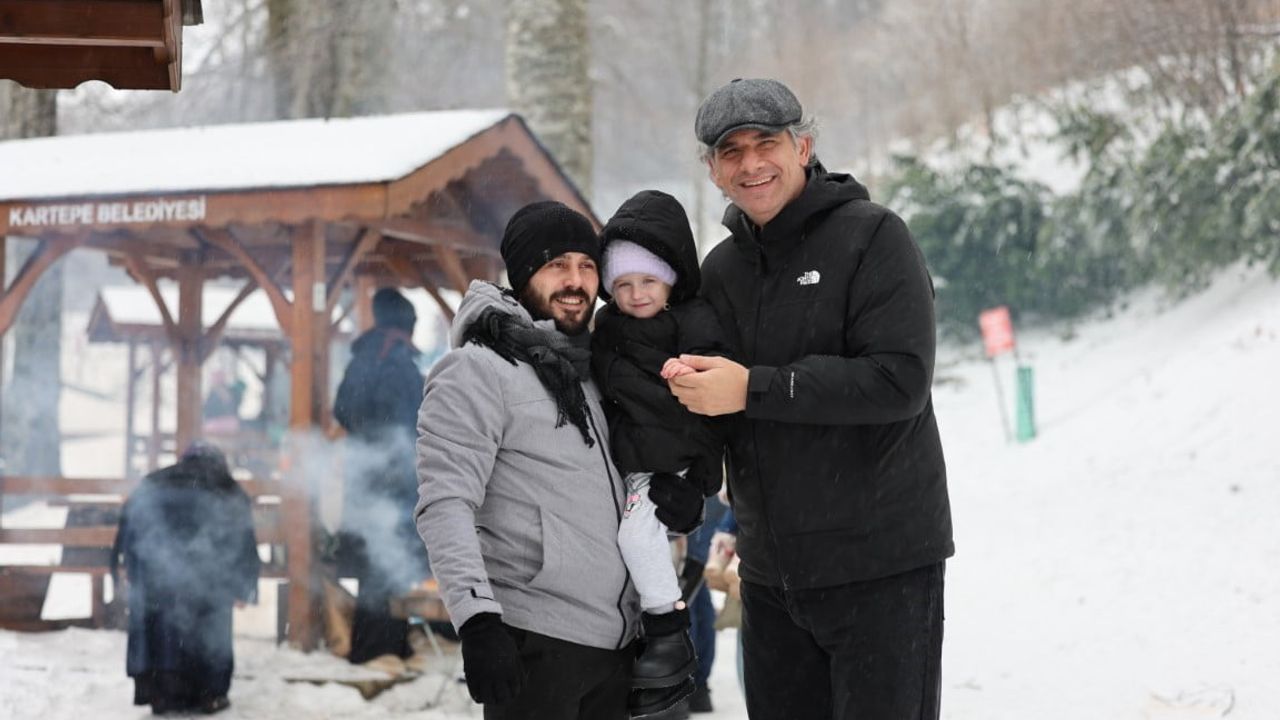 Kartepe Mesire Alanı Kışın da Misafirlerini Ağırlıyor