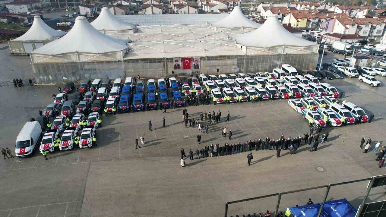 Kastamonu’da 84 Yeni Araç Emniyet ve Jandarmaya Tahsis Edildi