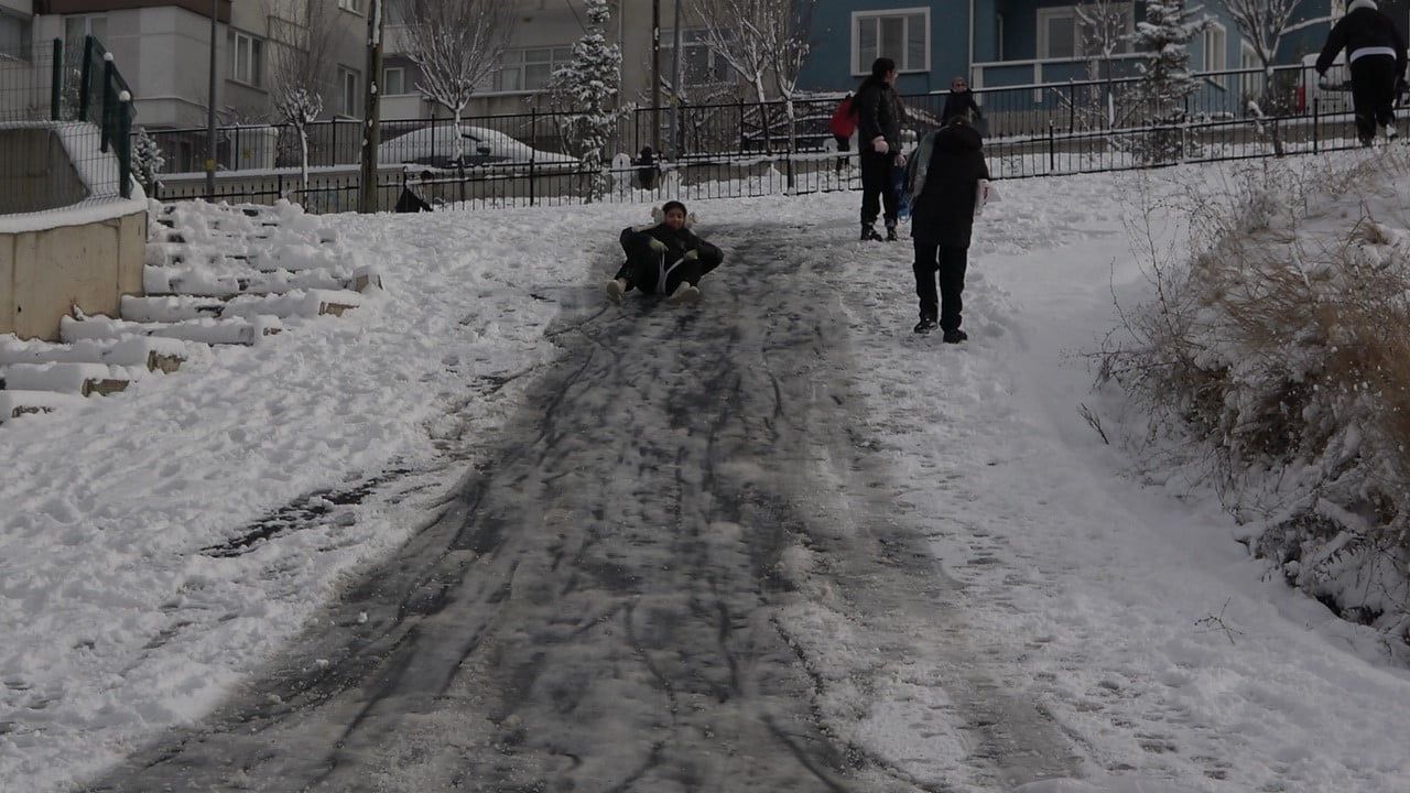 Kastamonu'da Kar Tatili Coşkusu