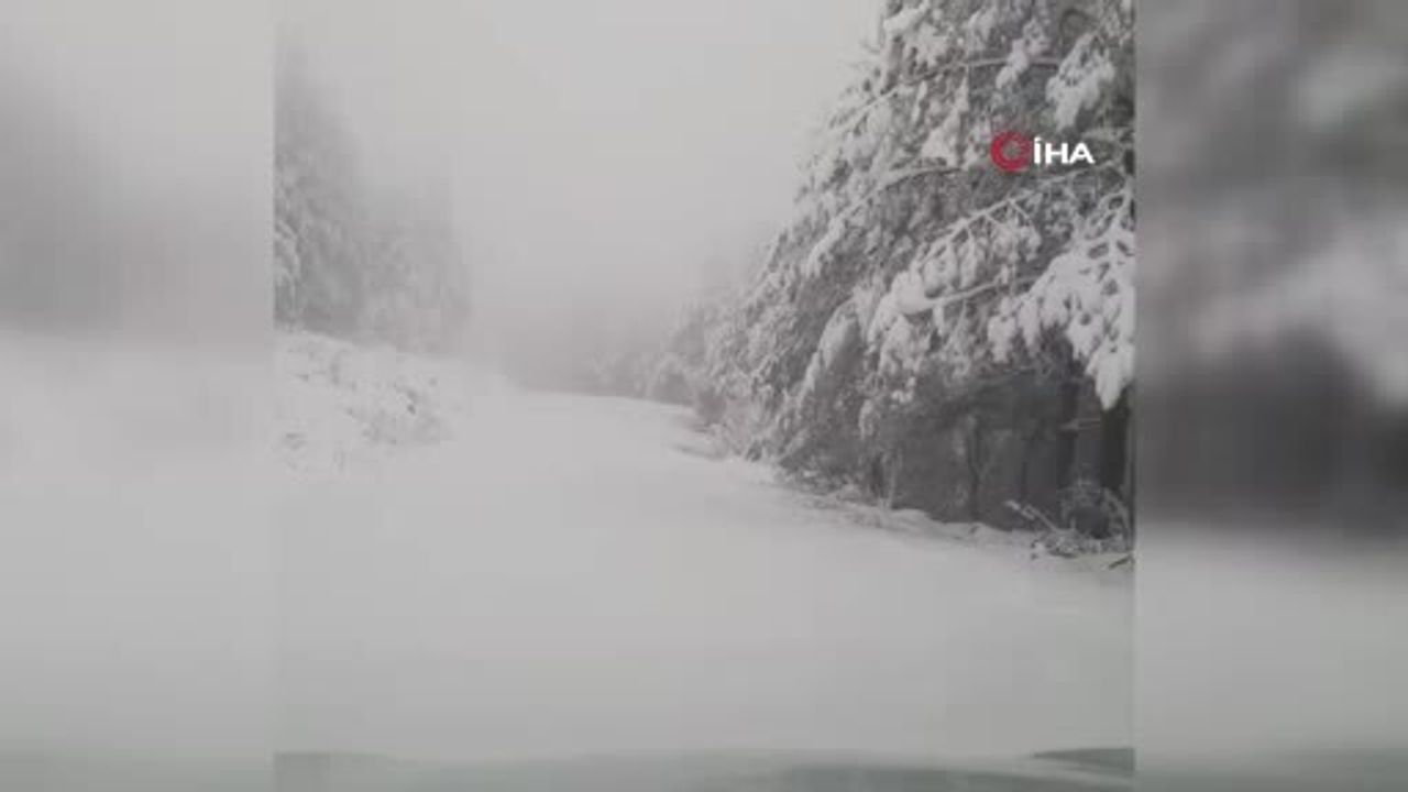 Kastamonu'da Kar Yağışı Etkili Oldu