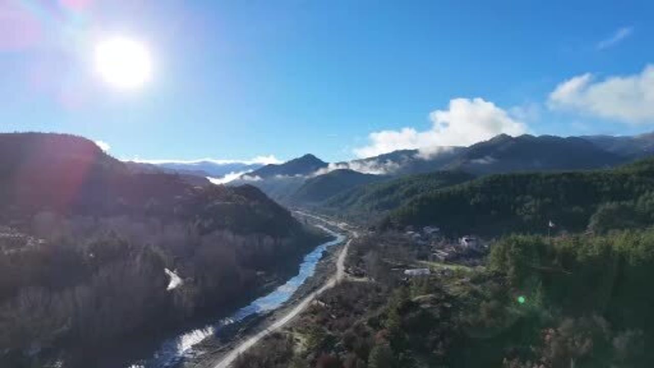 Kastamonu İhsangazi'de Sis ve Ormanların Görsel Şöleni