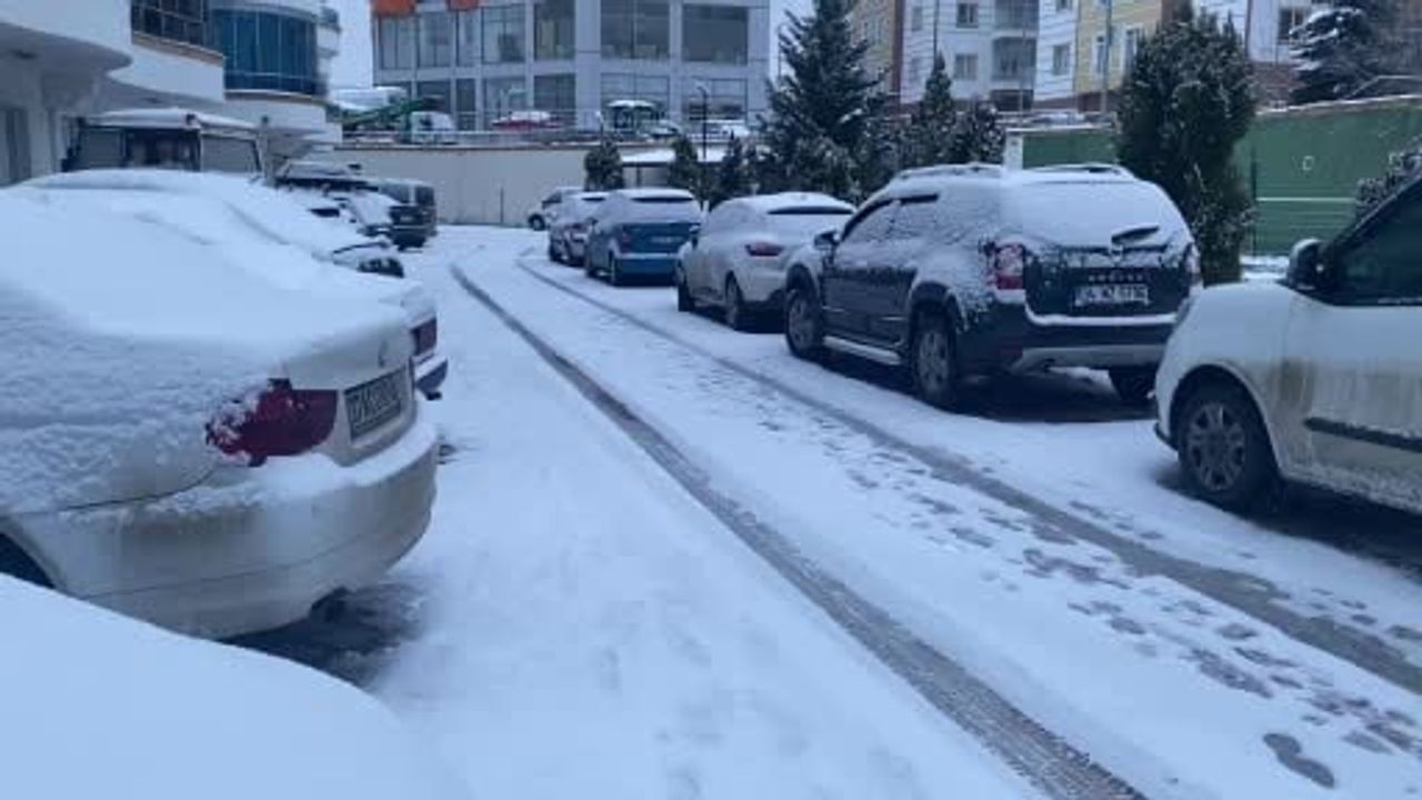 Kastamonu Kar Altında Yeniden Beyaza Büründü