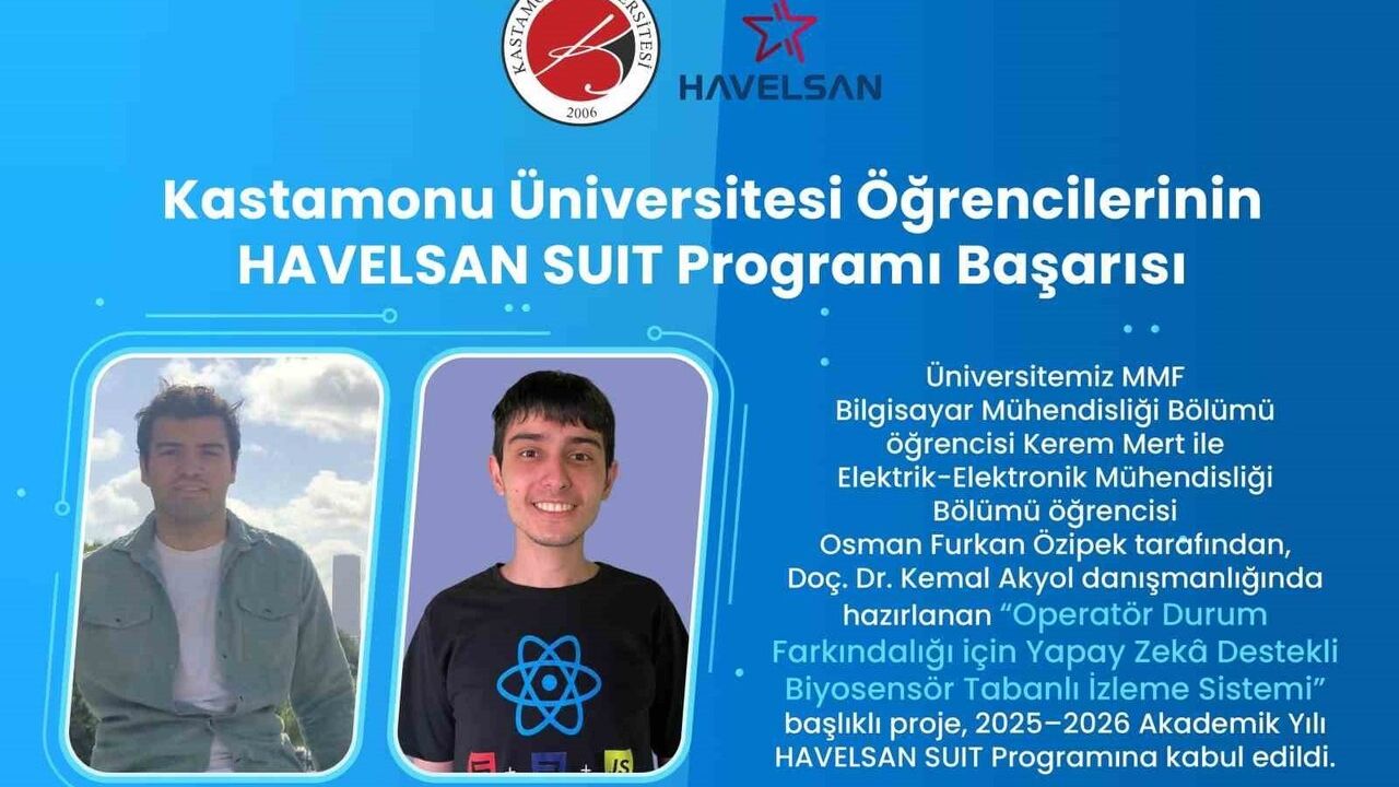Kastamonu Üniversitesi Öğrencilerinin HAVELSAN SUIT Programındaki Başarısı