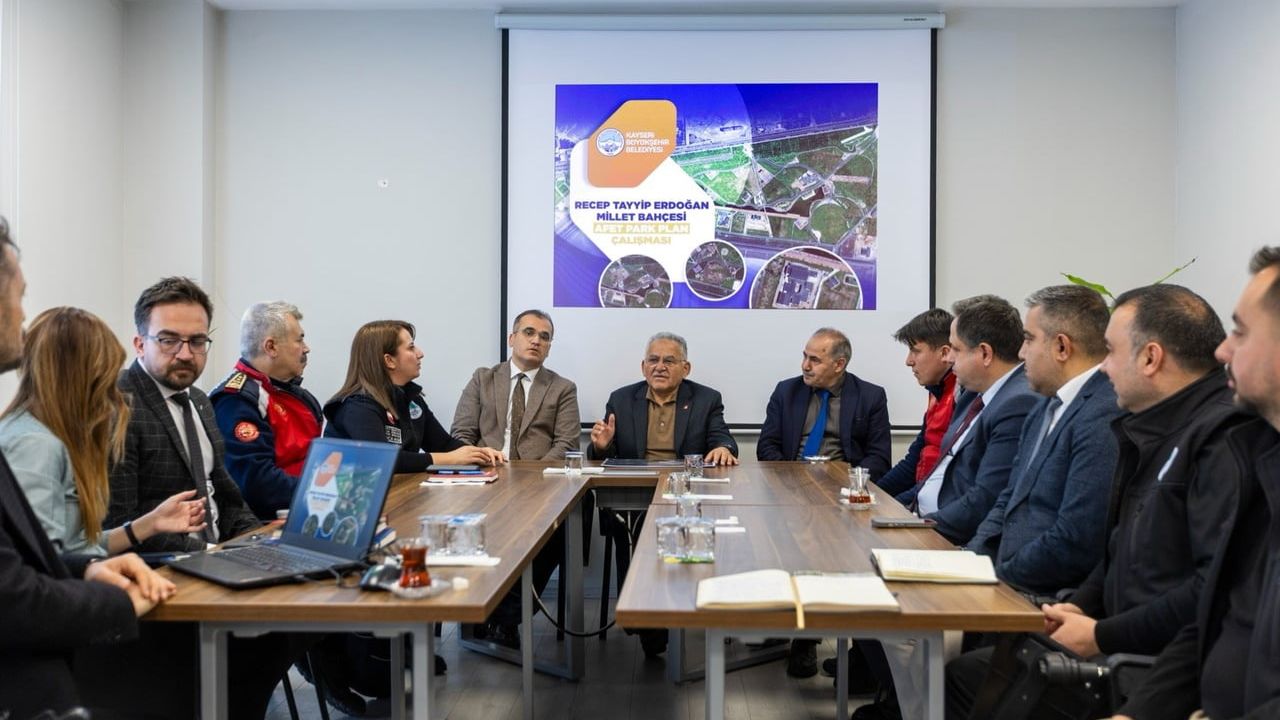 Kayseri'de Afet Yönetimi İçin Park Alanları Toplantısı