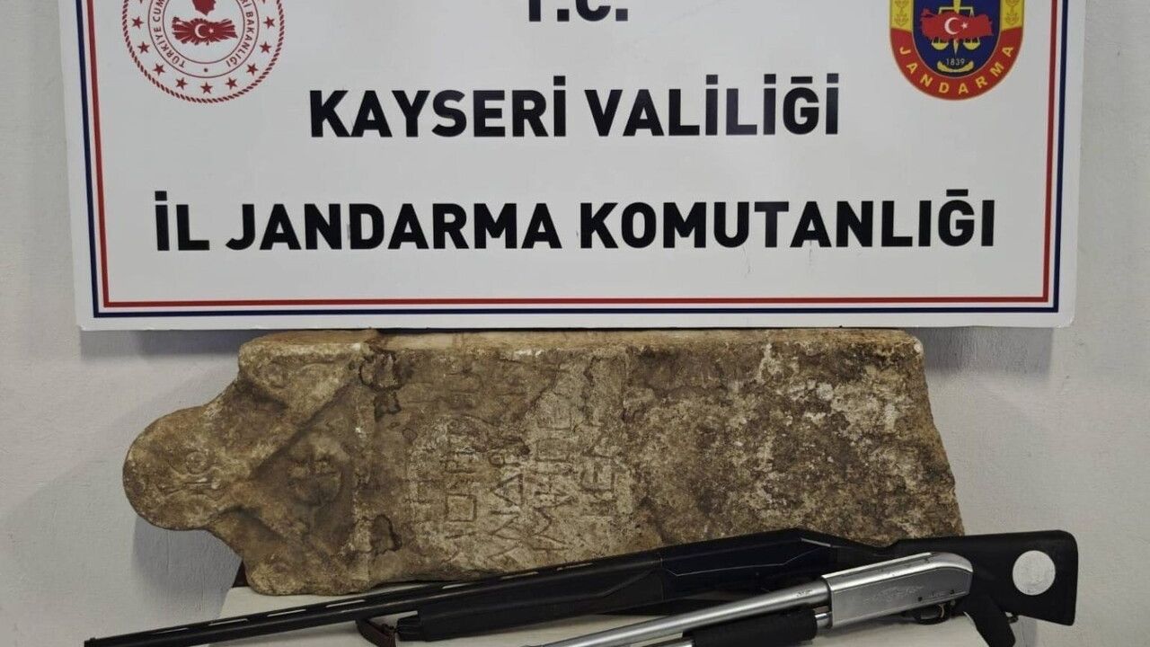 Kayseri'de Tarihi Eser Kaçakçılarına Jandarma Operasyonu