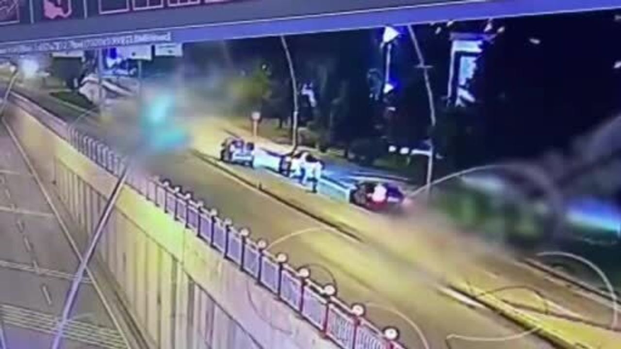 Kayseri'de Trafik Polisine Araç Çarpıp Kaçan Şahıs Tutuklandı