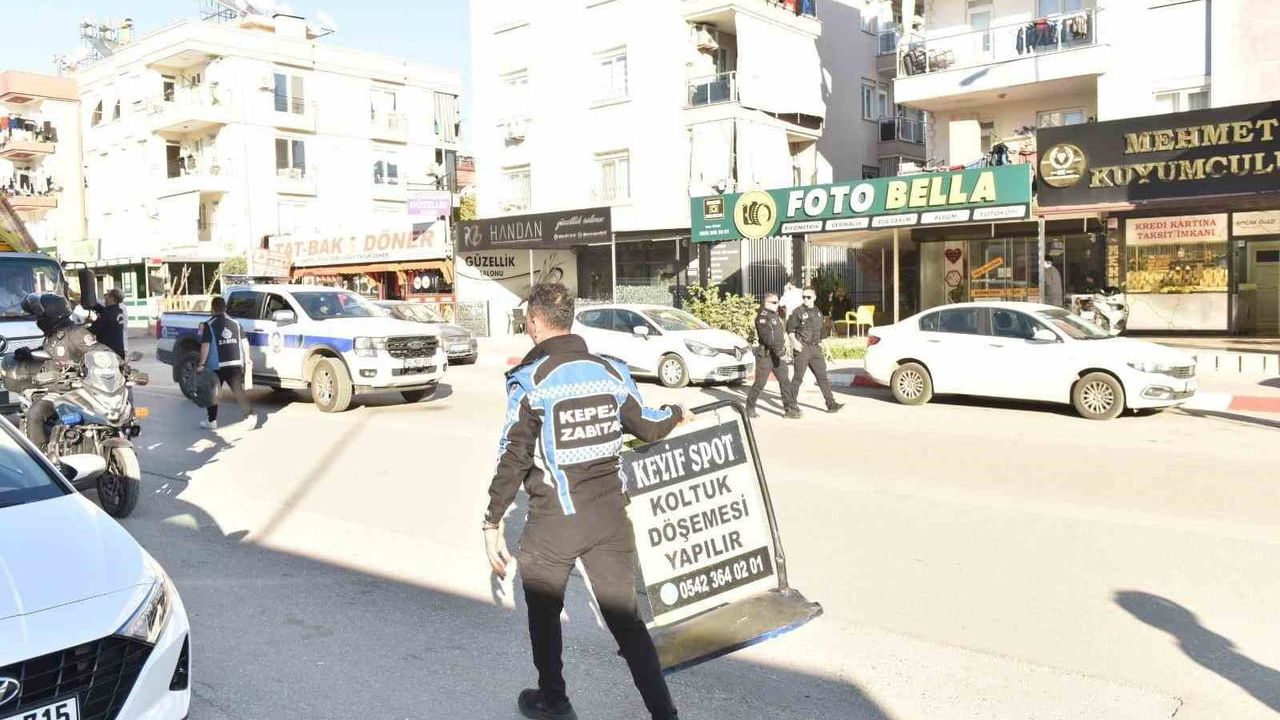 Kepez'de İşgal Altındaki Yollar Denetlendi