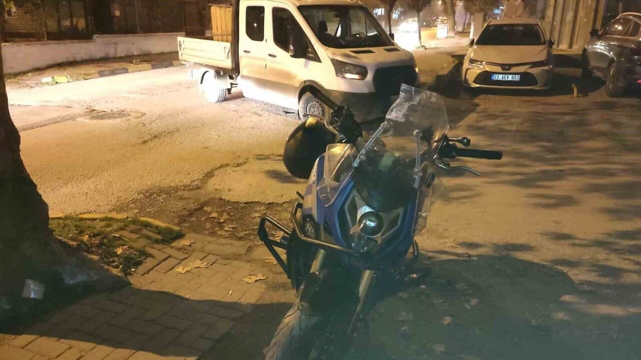 Keşan'da Motosiklet Kazası: Bir Yaralı