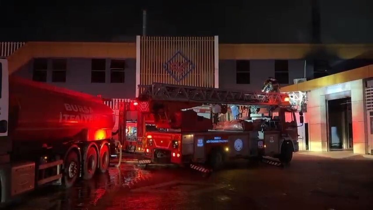 Kestel'deki Tekstil Fabrikasında Yangın Paniği