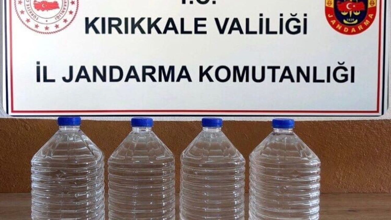 Kırıkkale'de Kaçak Etil Alkol Yakalandı