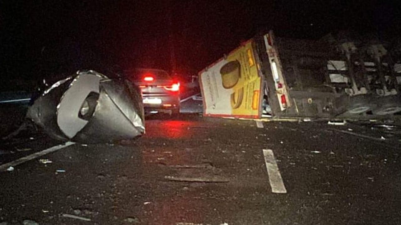 Kırıkkale'de Yaban Hayvanı Kazaya Sebep Oldu