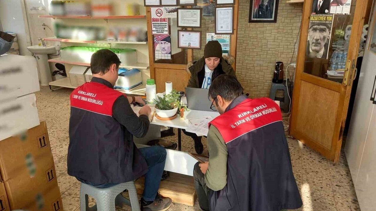 Kırklareli'de Gübre Bayilerine Denetim Uygulaması